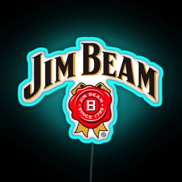 American Bourbon Whiskey RGB Neon Sign