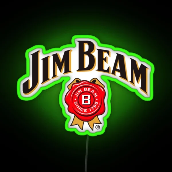 American Bourbon Whiskey RGB Neon Sign