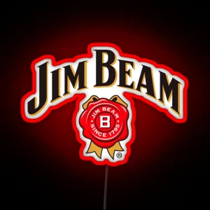 American Bourbon Whiskey RGB Neon Sign