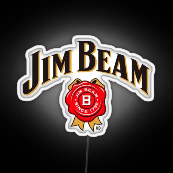 American Bourbon Whiskey RGB Neon Sign