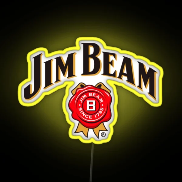 American Bourbon Whiskey RGB Neon Sign