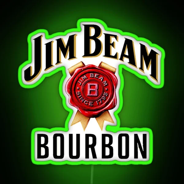 American Brand Of Bourbon Whiskey RGB Neon Sign
