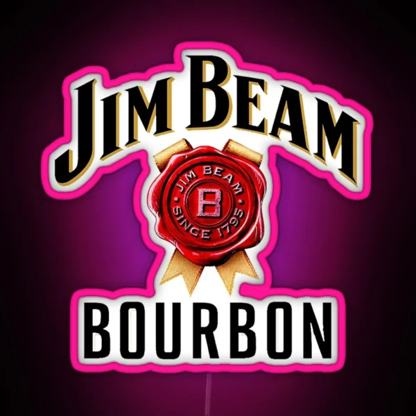 American Brand Of Bourbon Whiskey RGB Neon Sign
