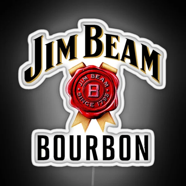 American Brand Of Bourbon Whiskey RGB Neon Sign