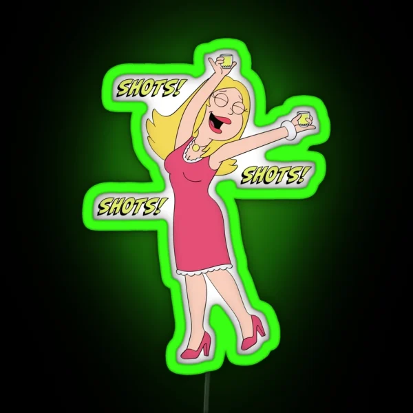 American Dad Francine RGB Neon Sign