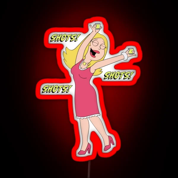 American Dad Francine RGB Neon Sign