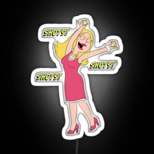 American Dad Francine RGB Neon Sign