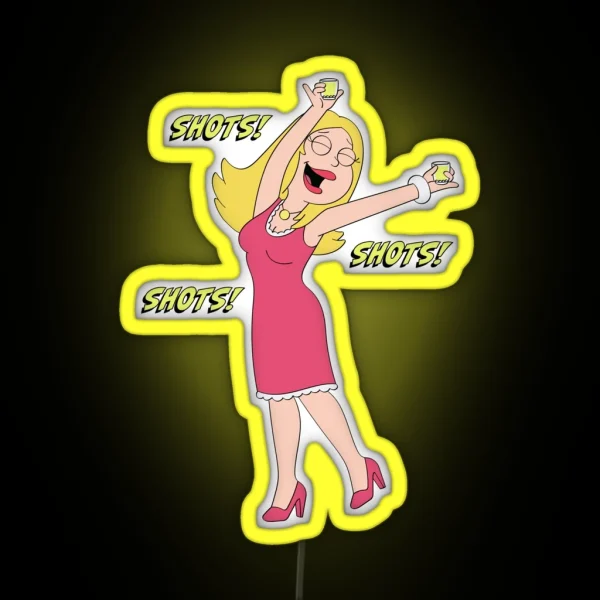 American Dad Francine RGB Neon Sign