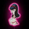 Color-Changing American Dad Roger & Francine Wedding Portrait LED Neon Sign