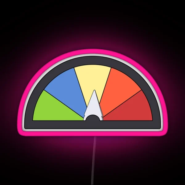 American Dad Terror Threat Level RGB Neon Sign