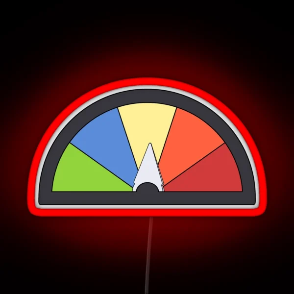 American Dad Terror Threat Level RGB Neon Sign