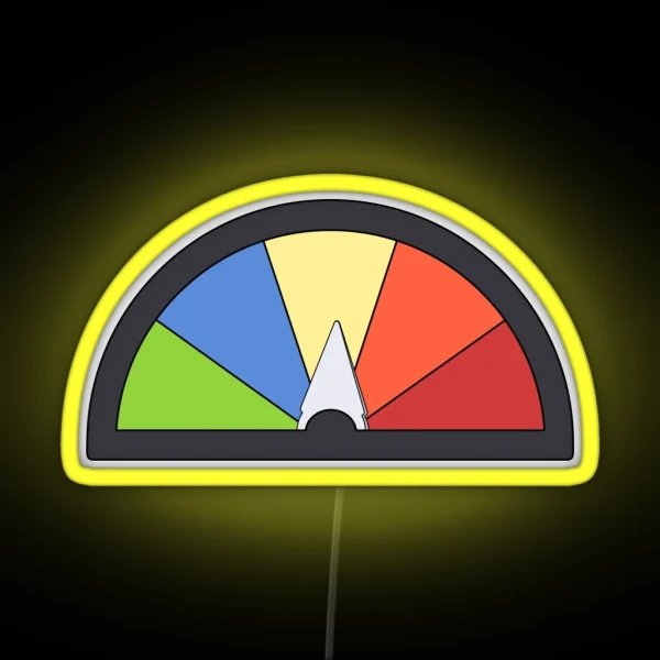 American Dad Terror Threat Level RGB Neon Sign