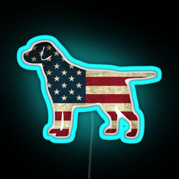 American Dog RGB Neon Sign