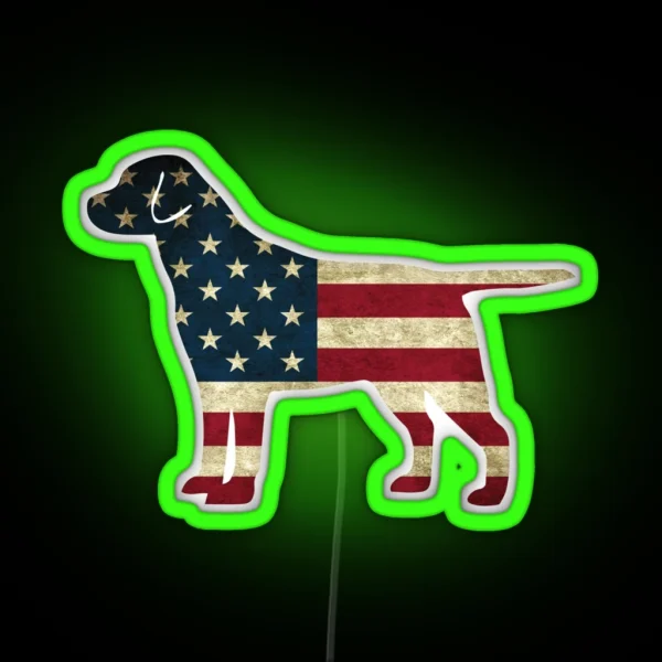 American Dog RGB Neon Sign