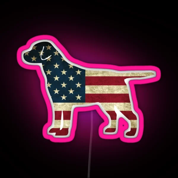 American Dog RGB Neon Sign