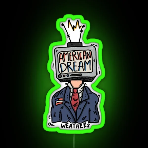 American Dream Weathers RGB Neon Sign