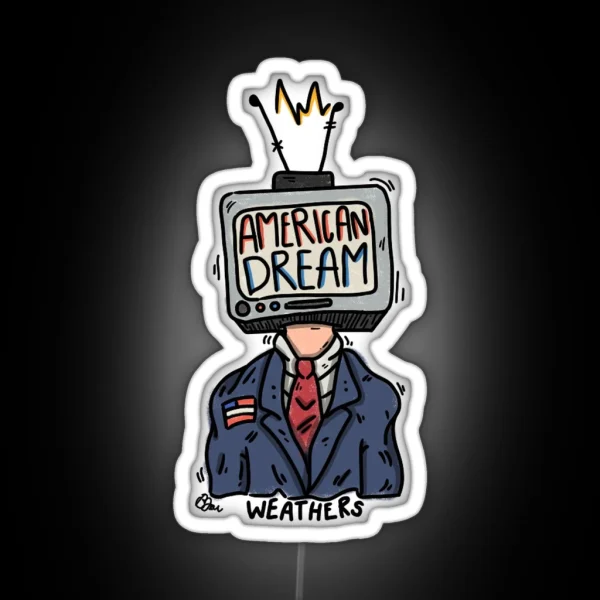 American Dream Weathers RGB Neon Sign