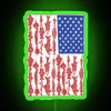 American Flag Fishing Design RGB Neon Sign - Image 3