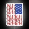 American Flag Fishing Design RGB Neon Sign - Image 4