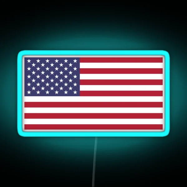 American Flag RGB Neon Sign