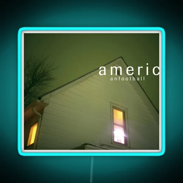 American Football LP1 Cover RGB Neon Sign
