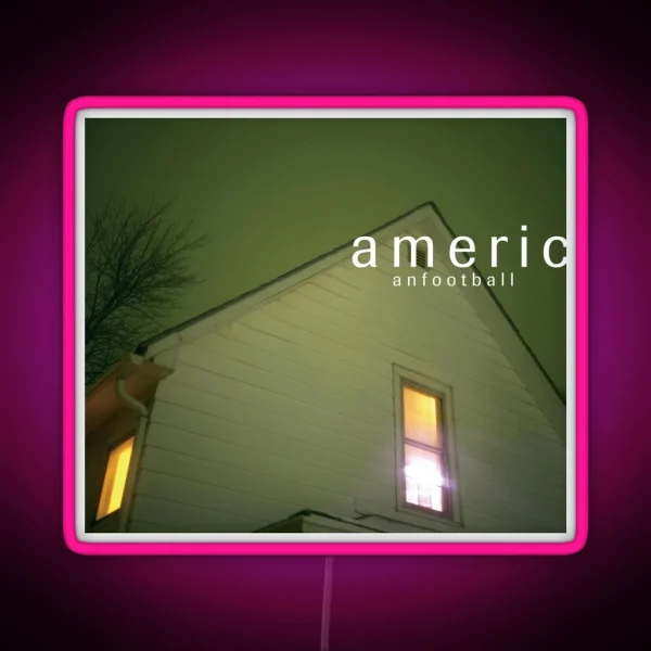 American Football LP1 Cover RGB Neon Sign