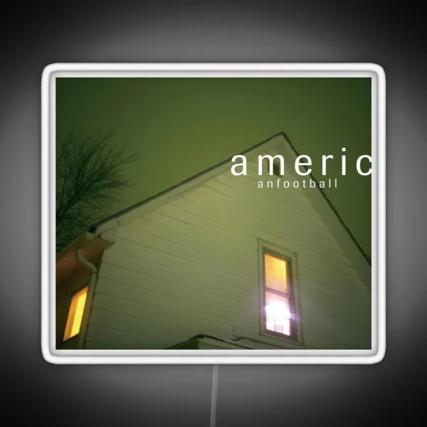 American Football LP1 Cover RGB Neon Sign
