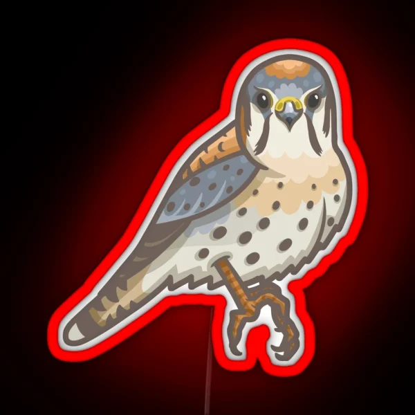 American Kestrel RGB Neon Sign