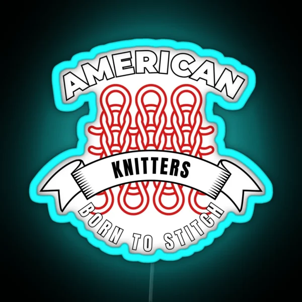 American Knitters RGB Neon Sign