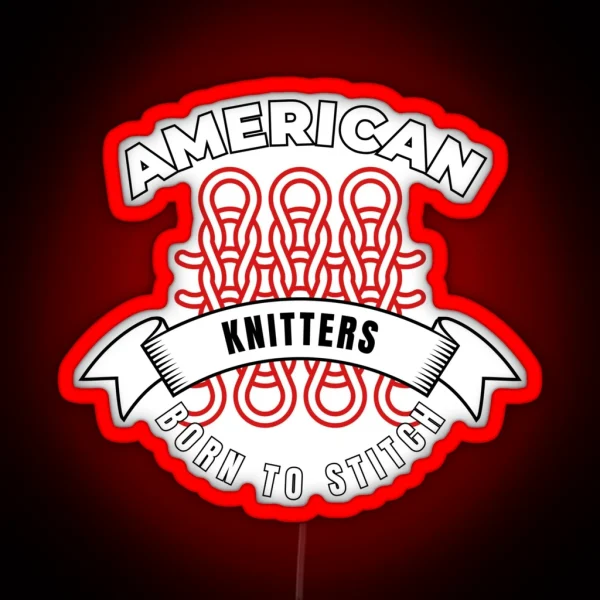 American Knitters RGB Neon Sign