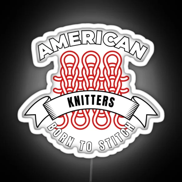 American Knitters RGB Neon Sign