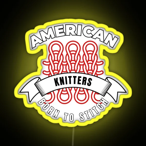 American Knitters RGB Neon Sign