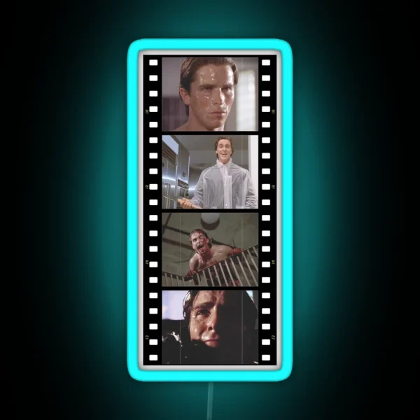 American Psycho Film Strip RGB Neon Sign