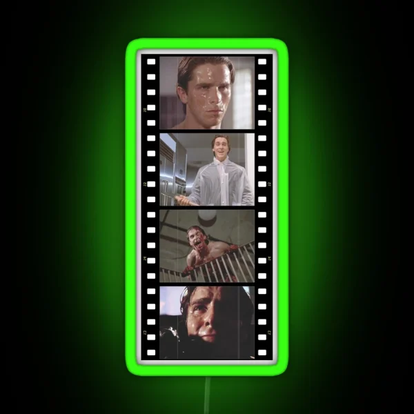 American Psycho Film Strip RGB Neon Sign