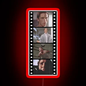 American Psycho Film Strip RGB Neon Sign