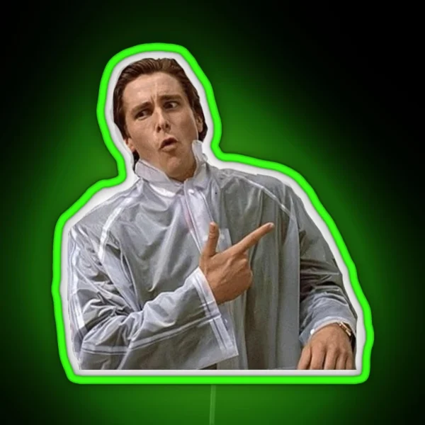 American Psycho Patrick Bateman RGB Neon Sign