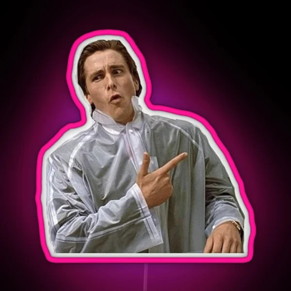 American Psycho Patrick Bateman RGB Neon Sign