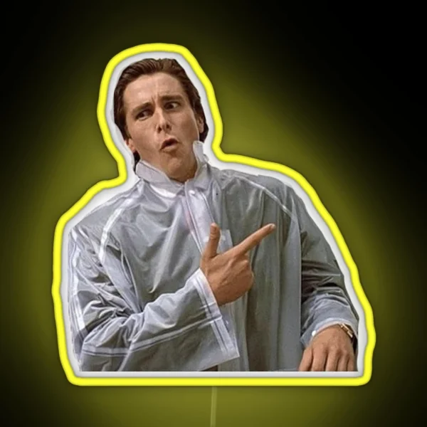 American Psycho Patrick Bateman RGB Neon Sign