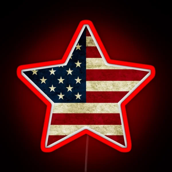 American Star Helmet Hydro Led RGB Neon Sign