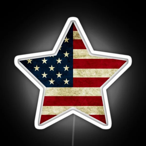 American Star Helmet Hydro Led RGB Neon Sign