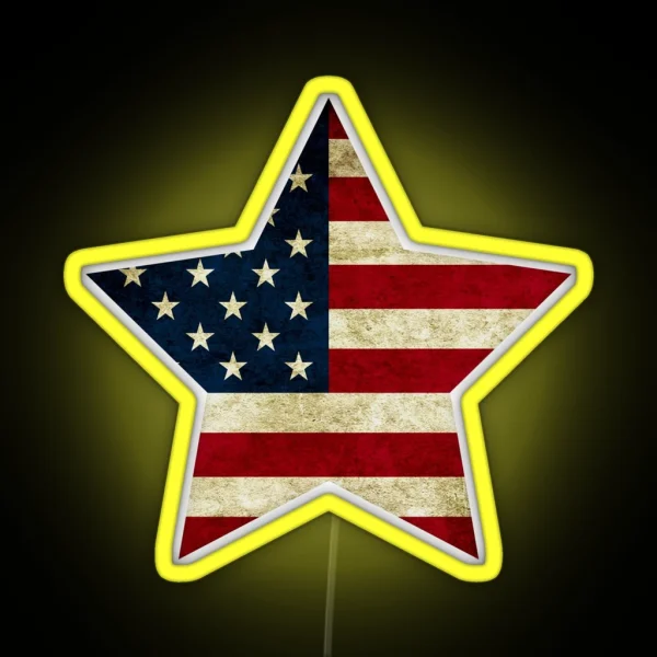 American Star Helmet Hydro Led RGB Neon Sign