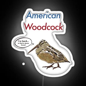 American Woodcock RGB Neon Sign