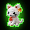 Amigurumi Cute Cat RGB Neon Sign - Image 4