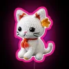 Amigurumi Cute Cat RGB Neon Sign - Image 6