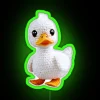 Amigurumi Cute Duck 02 RGB Neon Sign - Image 4