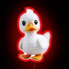 Amigurumi Cute Duck 02 RGB Neon Sign - Image 2