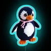 Amigurumi Cute Penguin RGB Neon Sign - Image 2