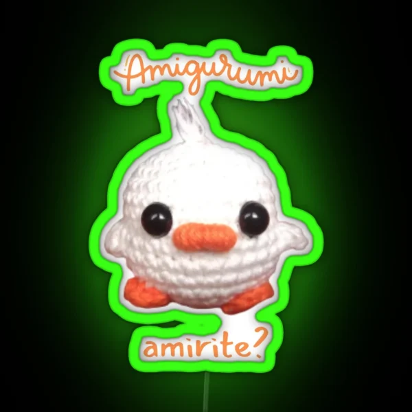 Amigurumi RGB Neon Sign