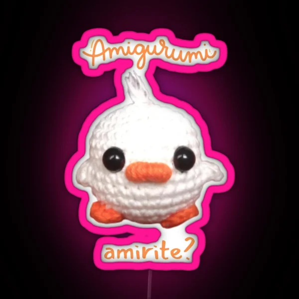 Amigurumi RGB Neon Sign
