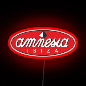 Amnesia Ibiza Led Techno Led Rave Led Electronic Music Festival Ibiza Party Led House Led RGB Neon Sign